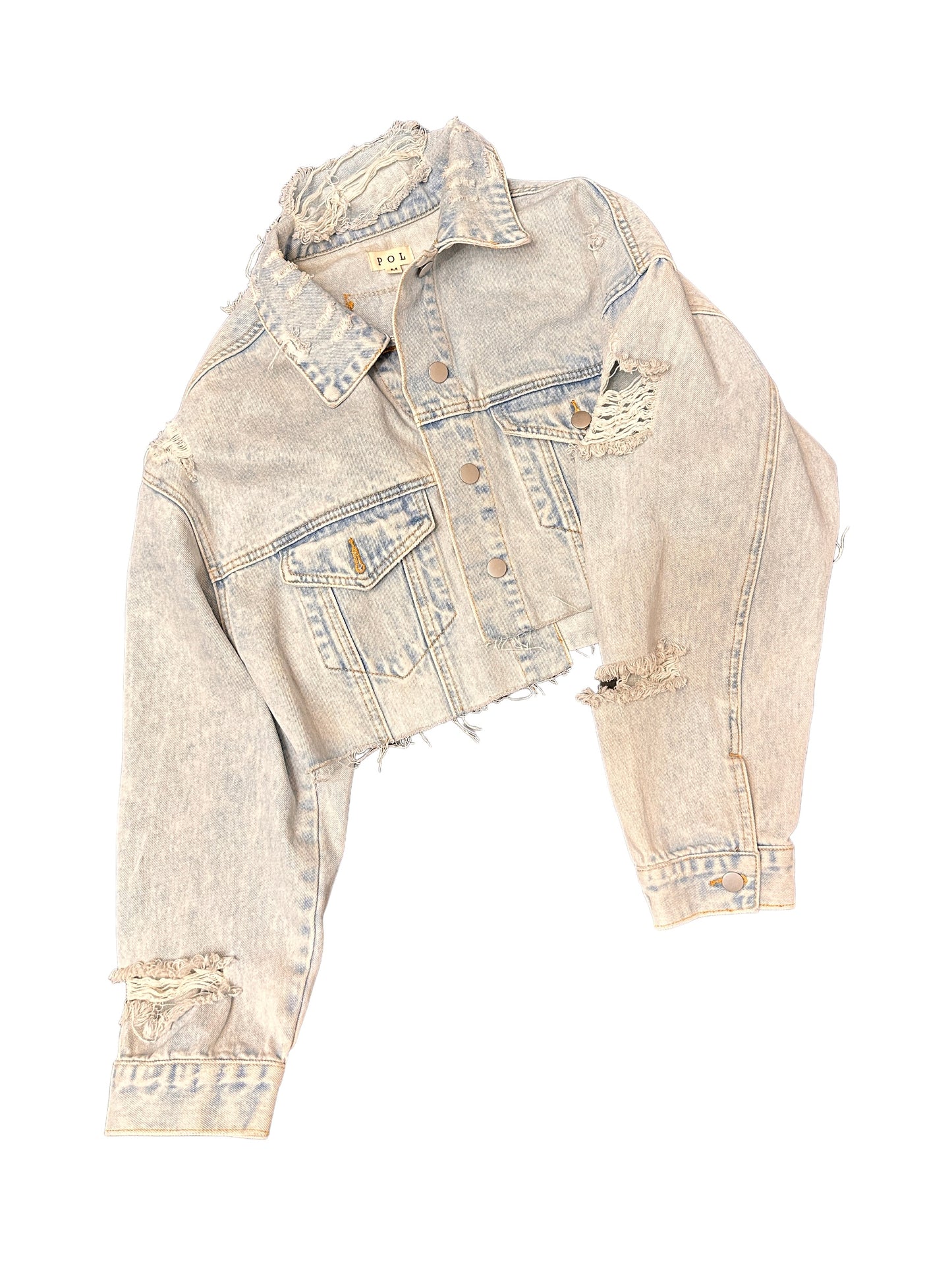 Distressed Dreams Denim Jacket